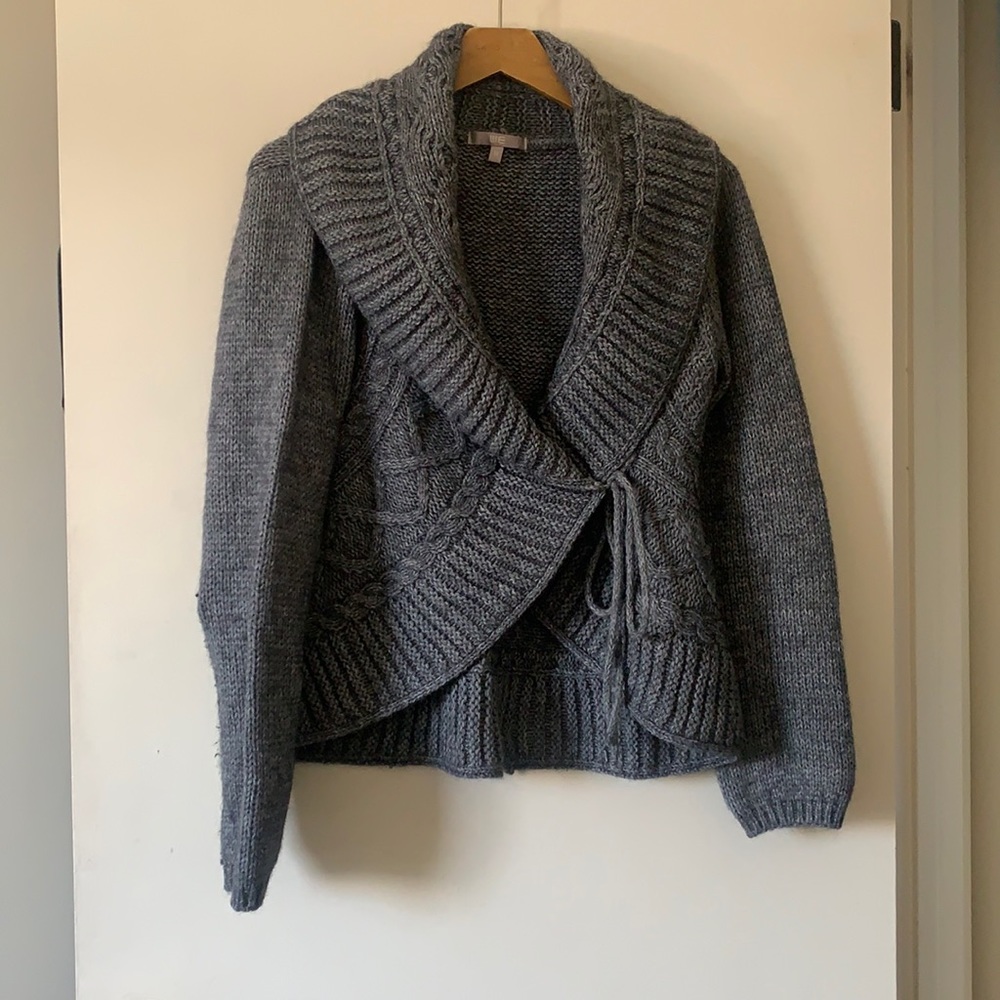 Grey wool jacket, size Medium and WE brand